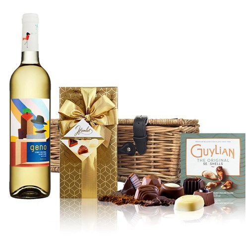 Fea Geno Branco Alentejo 75cl White Wine And Chocolates Hamper